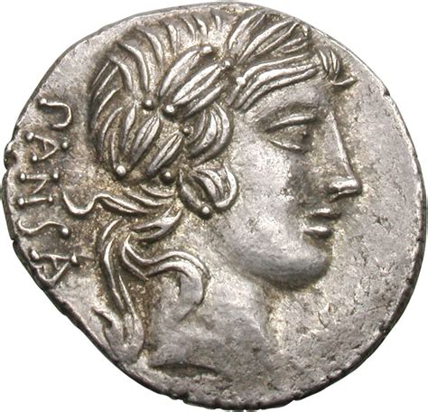 Denarius Vibia Gaius Vibius Pansa Pansa Cvibivscf Quadriga