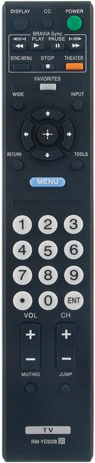 Amazon RM YD028 Remote Control For Sony Bravia TV Compatible With