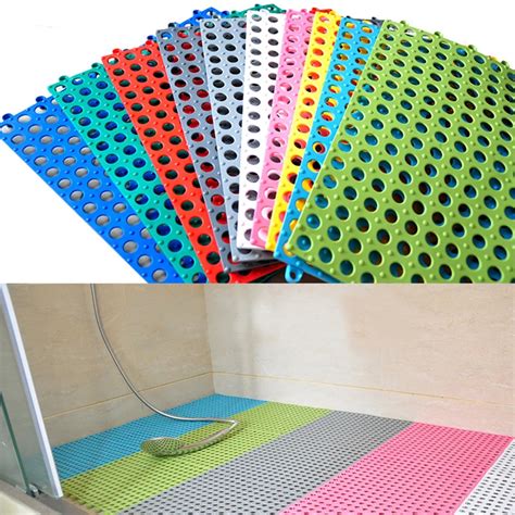 RFWCAK Removable Bath Mat Safety Non slip Stitching Kitchen Bathroom ...