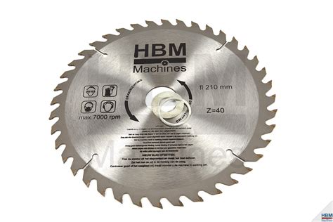 HBM 210 Mm Cirkelzaagbladen Voor Hout HBM Machines