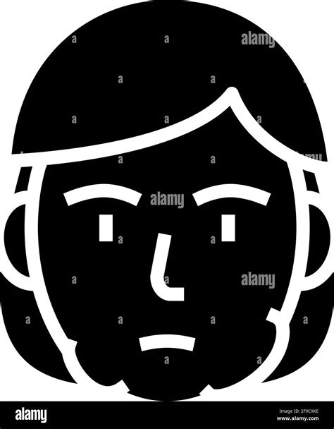 Inflammation Of Submandibular Lymph Nodes Line Icon Vector Illustration