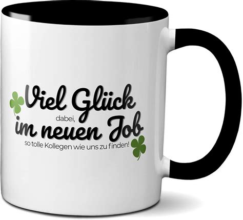 Tasse Abschied Kollege Kollegin Viel Gl Ck Dabei Im Neuen Job So Tolle