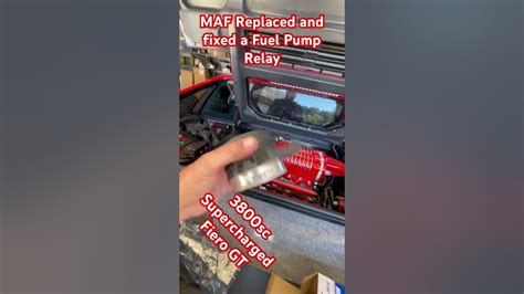 Maf Replaced And Fuel Pump Relay Fixed Supercharged Fiero Gt Youtube