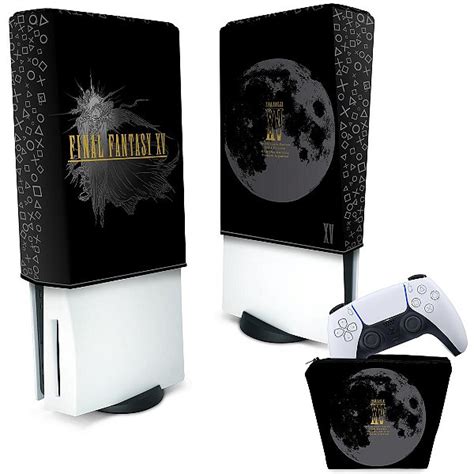 KIT Capa PS5 E Case Controle Final Fantasy XV Bundle Pop Arte Skins