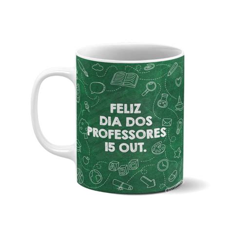 Caneca Personalizada Feliz Dia Dos Professores Elo