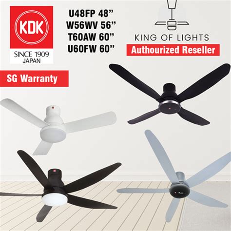 Qoo Dc Ceiling Fans Kdk U Fp W Wv T Aw U Fw Sg Warranty