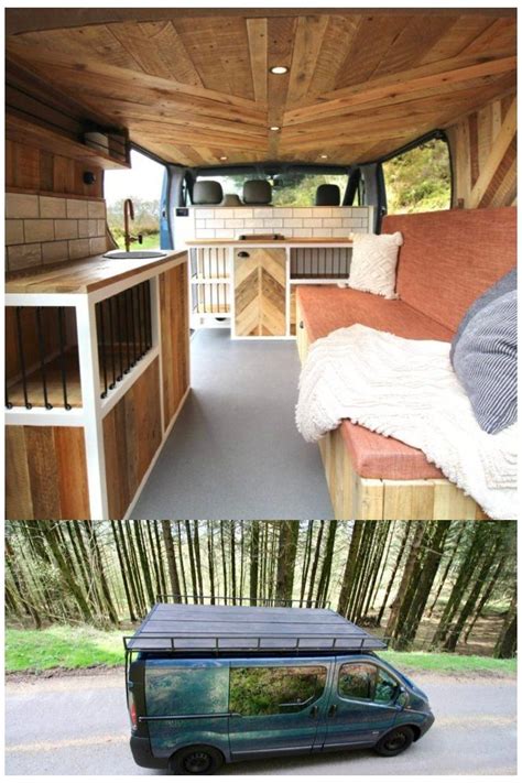 Amazing Swb Vivaro Camper Built With Beautiful Reclaimed Woods And Roof