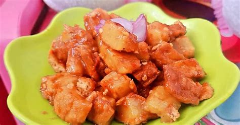 Resep Sambal Goreng Tahu Cilok Jadul Oleh Ainun Tasneem Cookpad