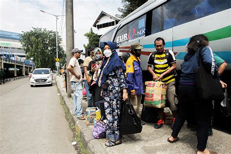 10 Juta Pemudik Angkutan Umum Kembali Ke Jakarta Saat Arus Balik