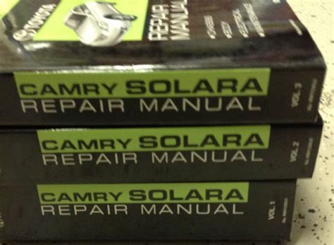 Toyota Camry Solara Service Shop Repair Manual Set Oem Brand New