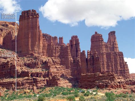 Geosights Fisher Towers Towering Red Rock Sculptures Of Grand County