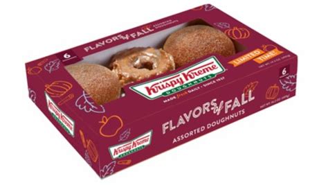 Krispy Kreme Flavors Of Fall Assorted Doughnuts 6 Ct Kroger