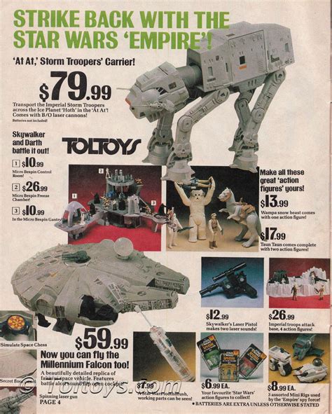 Vintage Star Wars Toys Displayed In A Catalog Memories Of The 70s 80s