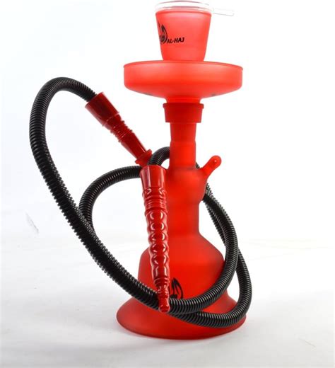 Collectibles Tobacciana Al Haj 100 Glass Black Hookah Shisha Water