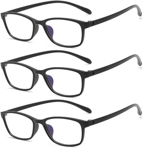 Pack De Gafas De Lectura Con Montura En Rectangular Anti Uv Anti Luz