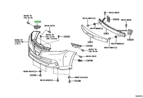 Buy Genuine Toyota M M Support Front Bumper Side