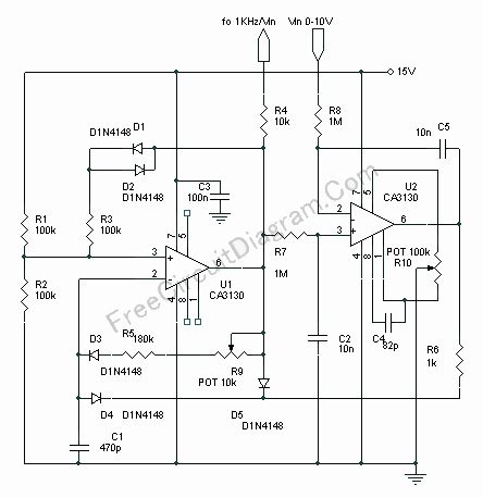 Voltage To Frequency Circuits Converter Circuits Next Gr