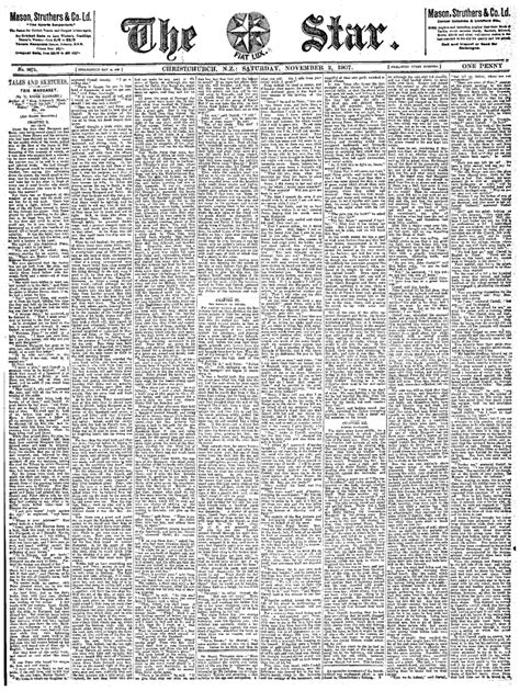 Fillable Online Paperspast Natlib Govt Star Papers Past Fax Email