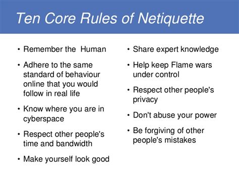 Netiquette