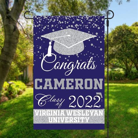 Generic Graduation Garden Flag 2024 Double Sided