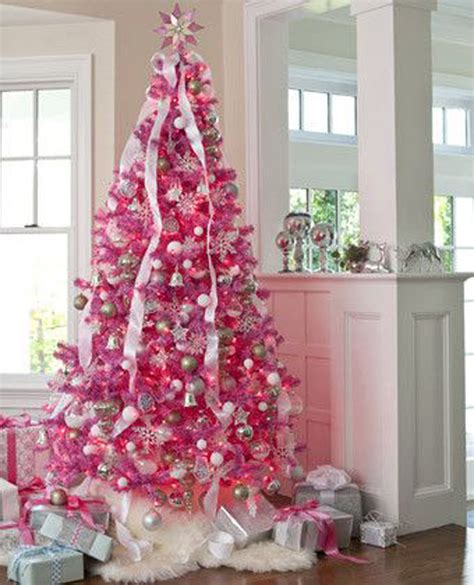 30 Pink Small Christmas Tree Decoomo