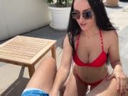 Śliczna Hiszpanka w czerwonym bikini Woor pl Sex Filmy po Polsku