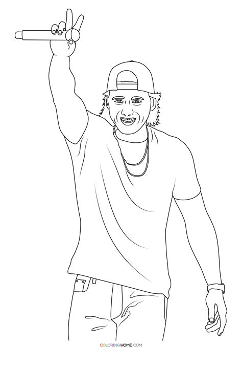 Morgan Wallen Coloring Pages