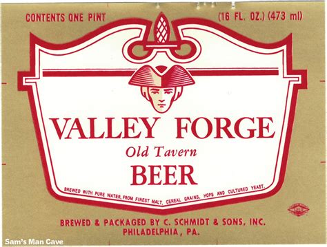 Valley Forge Old Tavern Beer Label