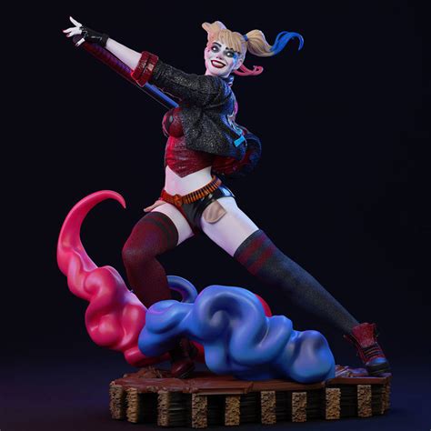 Harley Quinn 3d Model Ready To Print Stl