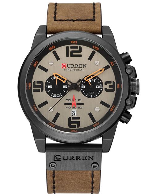 Zegarek M Ski Curren Chronograf Zc B Box Cena Opinie