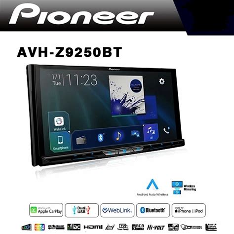 Jual Pioneer Avh Z Bt Double Din Avhz Bt Head Unit Avh