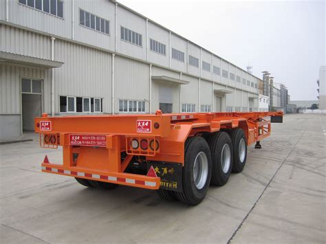 China 40ft 4 Axles Flatbed Semi Trailers With Bpw 13t Axle Suppliers