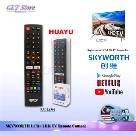 SKYWORTH LCD LED SMART TV REMOTE CONTROL RM L1592 UNIVERSAL REMOTE Lazada