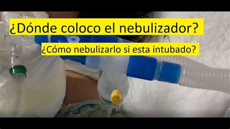 Cómo nebulizar a un paciente con ventilación mecánica YouTube