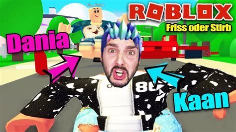 Dania Bei Der Friss Oder Stirb Roblox Challenge Mit Kaan [eat Or Die