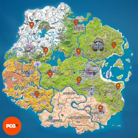 All Fortnite Mending Machine Locations Pcgamesn