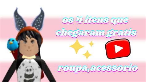 Como Pegar Os Novos Itens Gratis Do Roblox Youtube