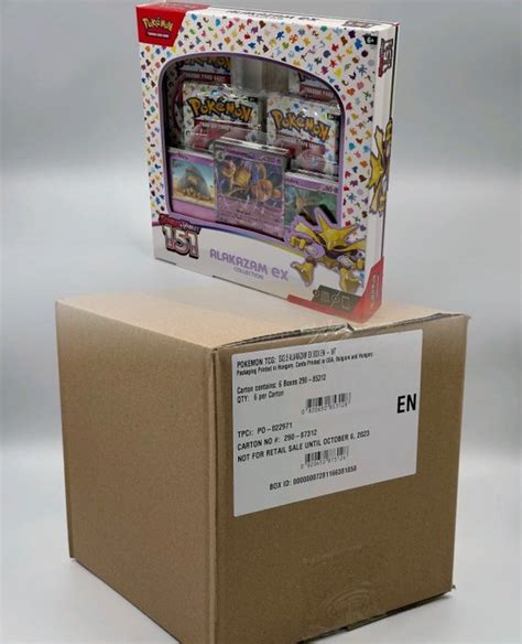 Pokémon Tcg 6x Scarlet And Violet 151 Alakazam Ex Box 1x Catawiki