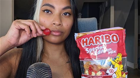 Asmr Eating Haribo Target Special Edition Gummies Chewy Mouth Sounds