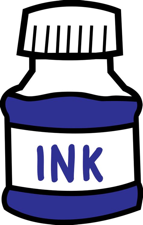 OnlineLabels Clip Art - Ink bottle