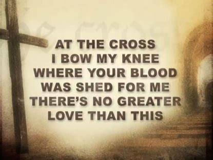 Lyrics To At The Cross By Hillsong - LyricsWalls