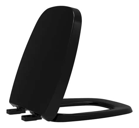 Asiento Para Inodoro Tupan Celite Fit Versato E Eternit Savary Preto