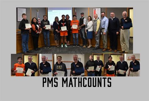 Board Recognizes Pms Mathcounts Participants Park County School