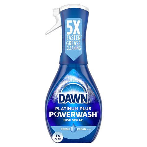 Dawn Platinum Powerwash Dish Spray Dish Soap Fresh Scent 16 Fl Oz