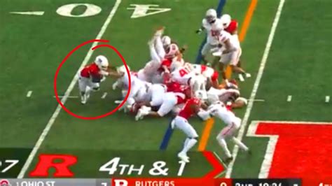 Rutgers Completely Fools Ohio State With Fake Tush Push For Big Gain