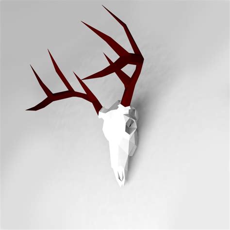 Deer Skull 3d Model Turbosquid 1223257