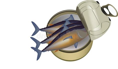 Canned Tuna White Stock Illustrations 1244 Canned Tuna White Stock