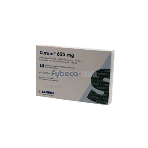 Curam 625 Mg Unidad Fybeca