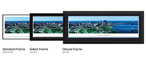 Louisville, Kentucky City Skyline Panoramic Print