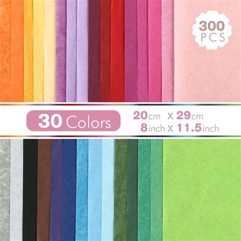 Kesote Tissue Paper Bulk For Crafts X Assorted Colored Tissue